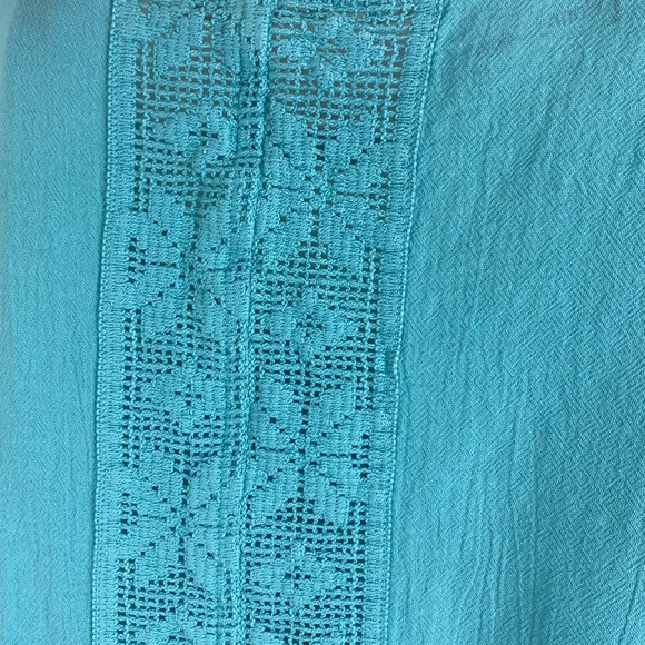 Soft Surroundings Butterfly Embroidered Top - Picture 5 of 10